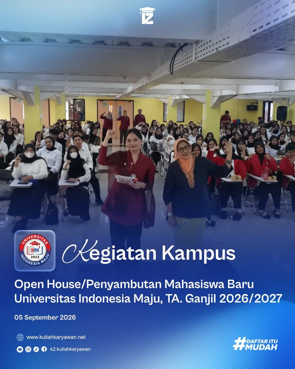 Open House Universitas Indonesia Maju TA 2026/2027